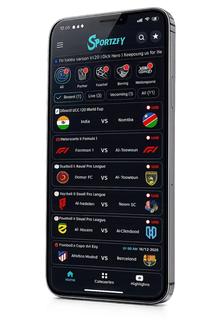 Real-time scores image  